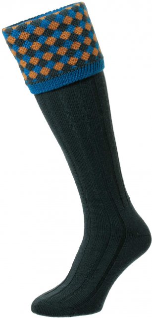 HJ Hall HJ Hadleigh Diamond Harlequin Shooting Sock 6-11