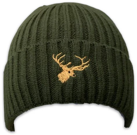 P J Powell Stag Beanie Hat