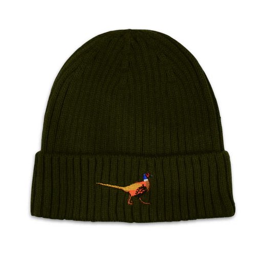 P J Powell Walking Pheasant Beanie Hat