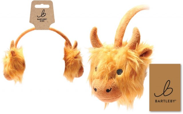 BARTLEB Bartleby Highland Cow Ear Muffs