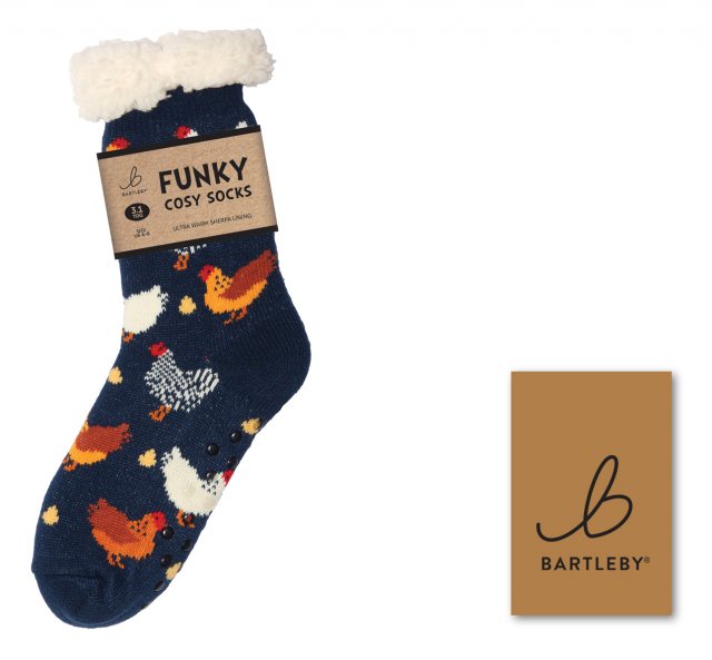 BARTLEB Bartleby Sherpa Chickens Sock