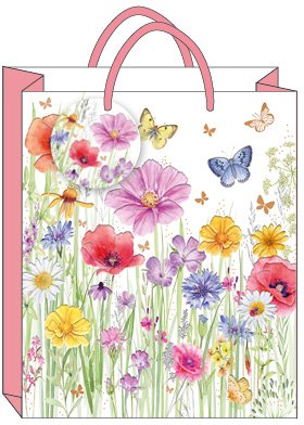 Butterfly Floral Gift Bag L