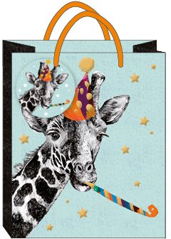 Party Giraffe Gift Bag M