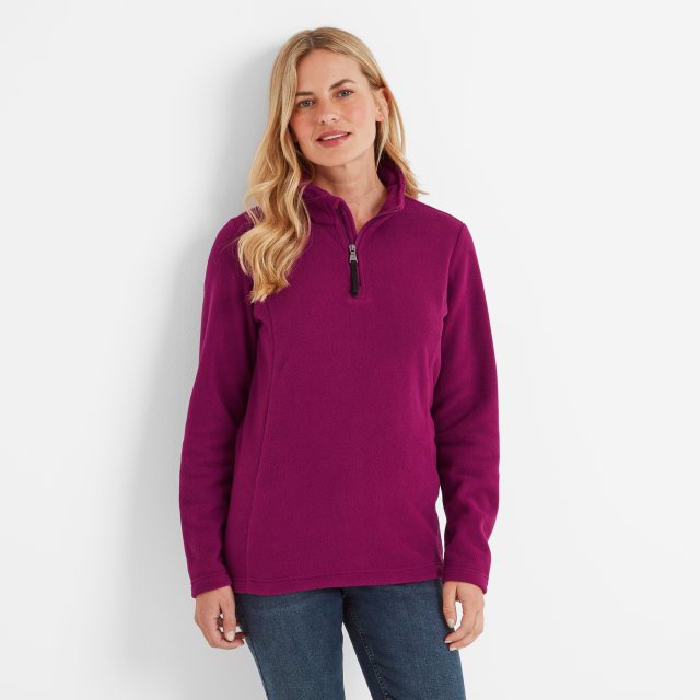 Tog24 Tog 24 Revive Zip Neck Fleece Purple Berry