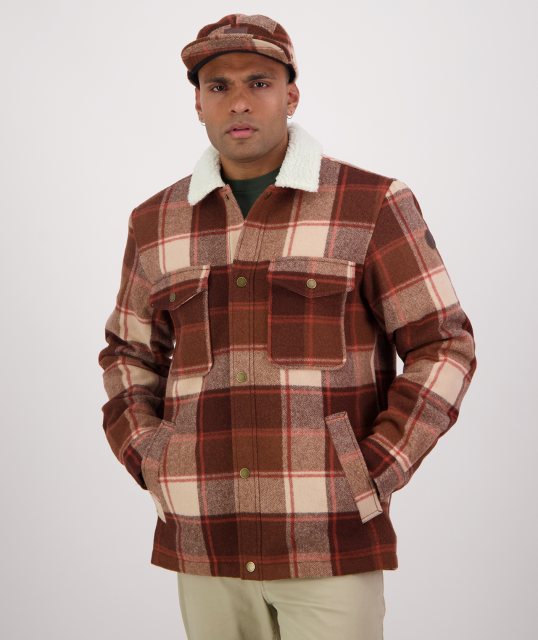 Swanndri Swanndri Kaituna Sherpa Lined Jacket Mackenzie Check