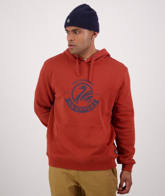 Swanndri Swanndri Original Fleece Hoodie Merlot