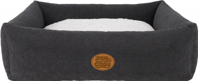 Snug & Cosy Snug & Cosy Lush Dog Bed Charcoal