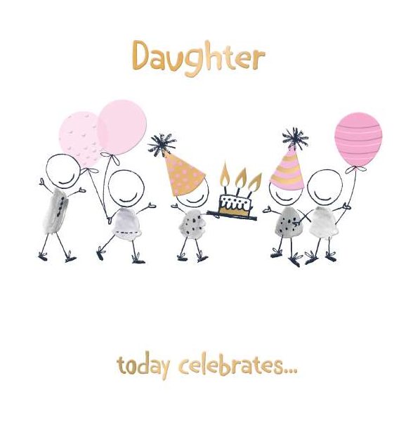 Smudge Daughter Birthday Card