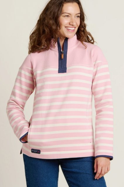 Brakeburn Brakeburn 1/4 Zip Sweatshirt Pink