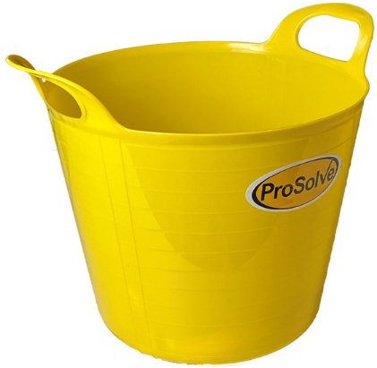 Pro Solve Flexi Bucket Yellow 42L