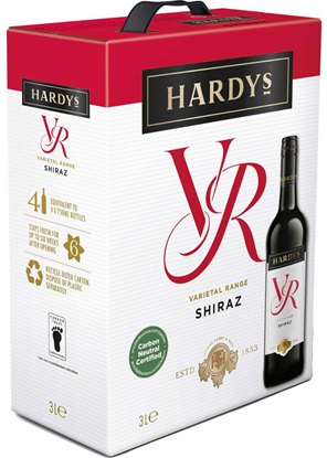 Hardys VR Shiraz Red Wine 3L 13%