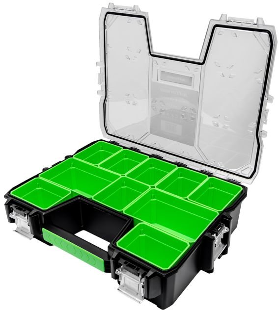 Jefferson Tools Jefferson Deep 10 Compartment Storage Case