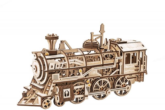 Robotime ROKR Mechanical Locomotive Wooden Puzzle