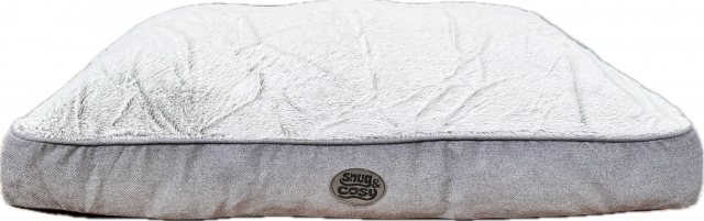 Snug & Cosy Snug & Cosy Dog Lounger Grey 90 x 60cm