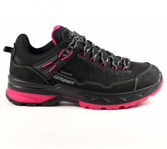 Grisport Grisport Bodmin Walking Shoe Black/Pink