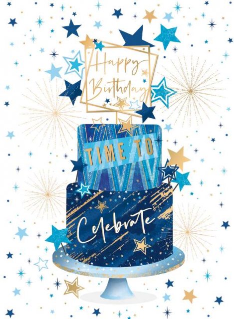 Celebration Cake 20th Birthday Card