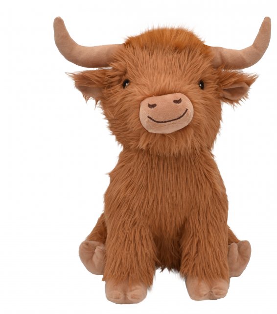 Happy Pet Jumbo Highland Cow Dog Toy