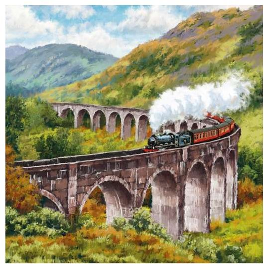 Her Glenfinnan Viaduct Card