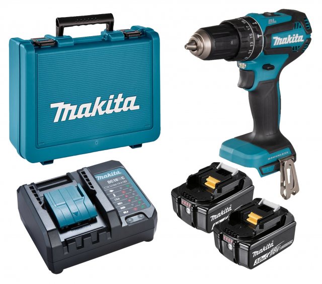 Makita DHP485 18v LXT Combi Drill Set