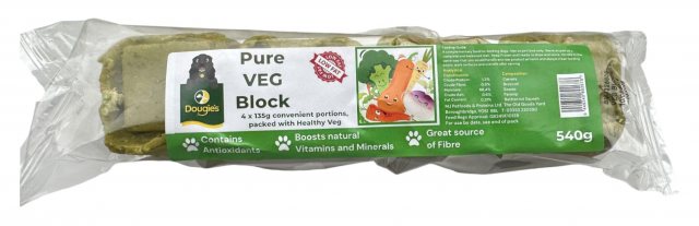 Dougie's Frozen Pure Veg Block 540g