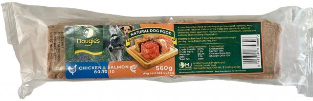 Dougie's Frozen Chicken & Salmon Mince 560g