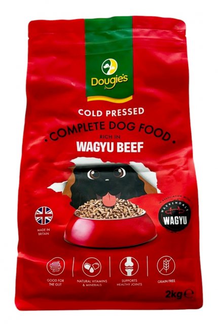 Dougie's Cold Pressed Complete Dog Food Wagyu Beef