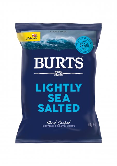 Burts Lightly Sea Salt Crisps Multipack 20 x 40g