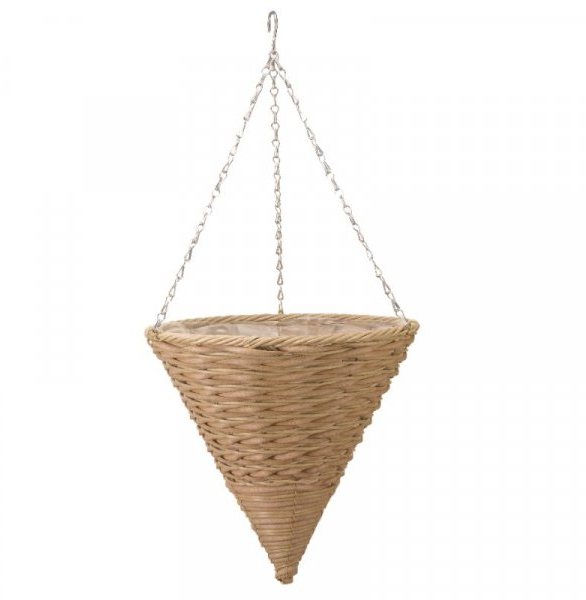 SMARTGAR Smart Garden Faux Rattan Cone Mocha 14