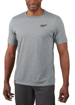 MILWAUKE Milwaukee Hybrid Short Sleeved T-Shirt Grey