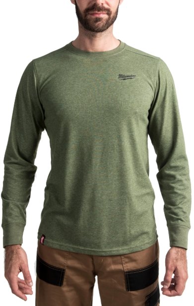 MILWAUKE Milwaukee Hybrid Long Sleeved T-Shirt Green