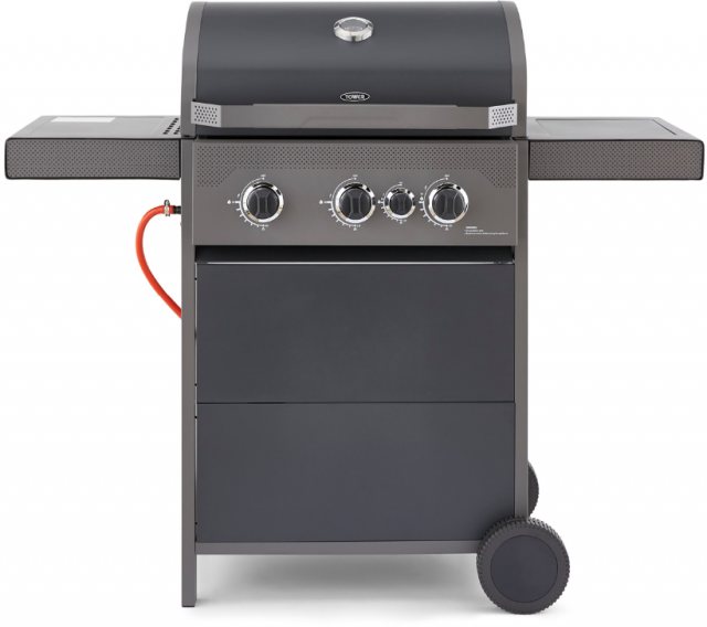 TOWER Tower Stealth 3000 3 Burner BBQ Black