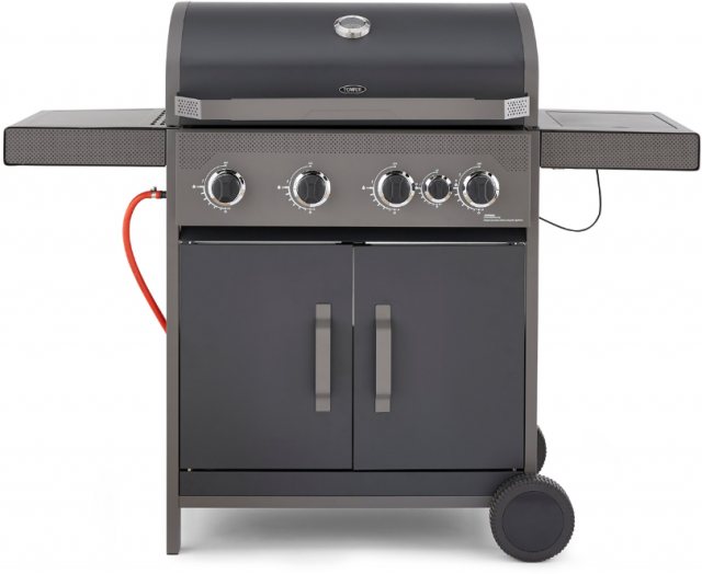 TOWER Tower Stealth 4000 4 Burner BBQ Black