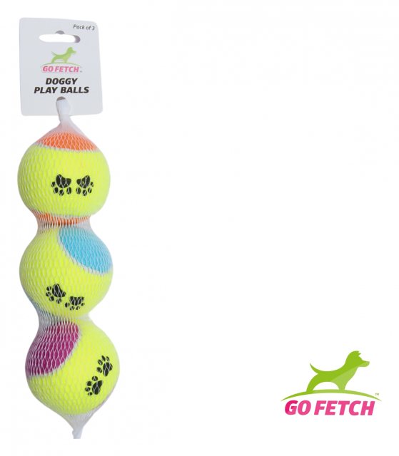 OTTERDEN Go Fetch Tennis Ball 3 Pack