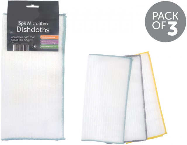 OTTERDEN Microfibre Dish Cloth 3 Pack