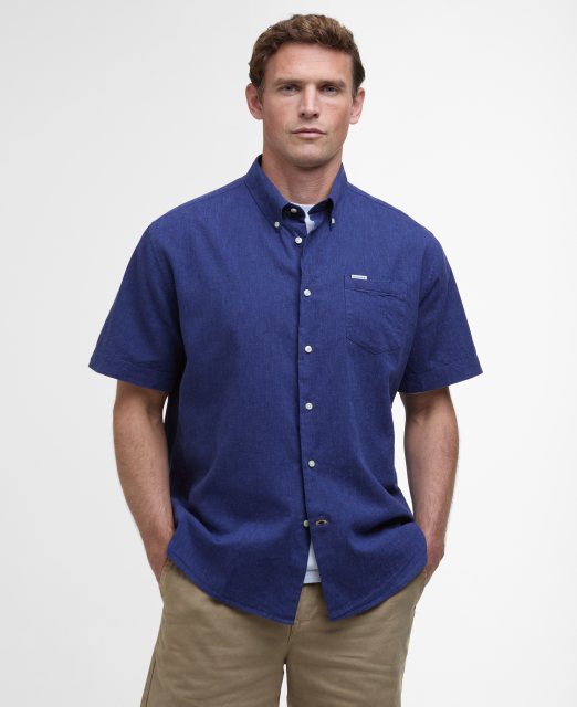 Barbour Barbour Nelson Short Sleeved Shirt Indigo