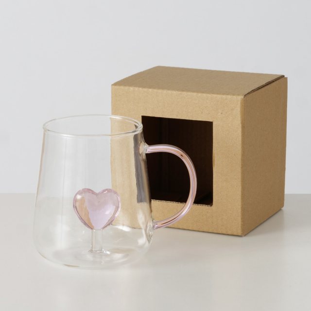 BOLTZE Boltze Glass Valentine Mug 10cm