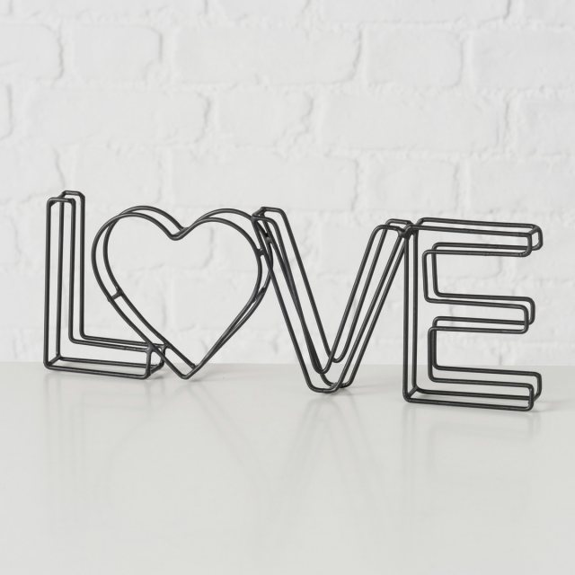 BOLTZE Boltze Love Heart Iron Lettering Decoration