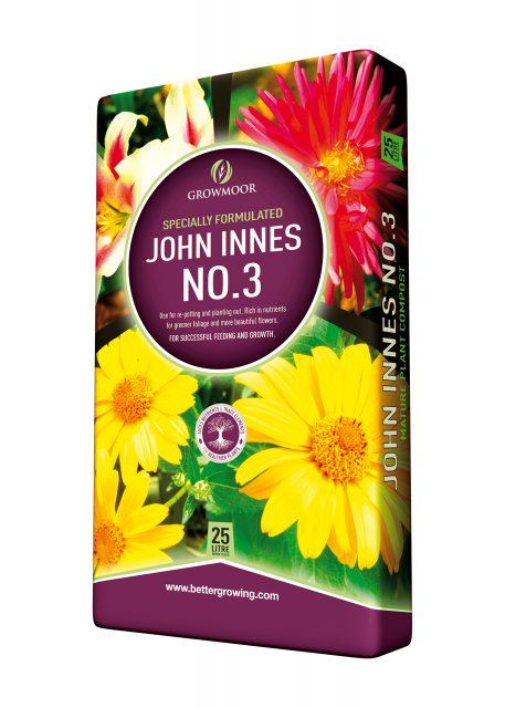 GROWMOOR Growmoor No 3 Compost With John Innes 25L