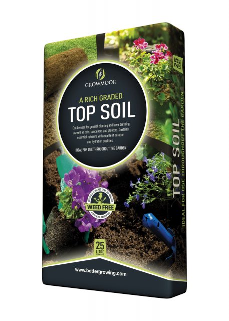 GROWMOOR Growmoor Top Soil 25L