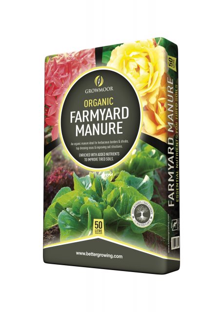 GROWMOOR Growmoor Organic Farmyard Manure 50L