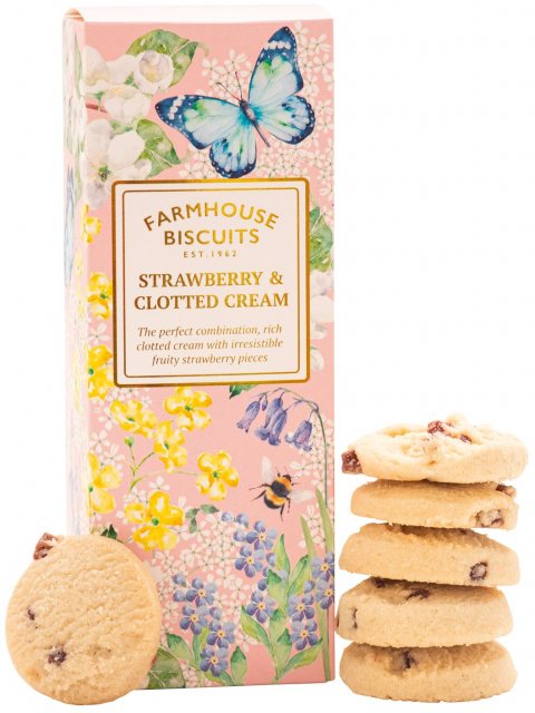 Farmhouse Biscuits Strawberry & Clotted Cream Biscuits 150g