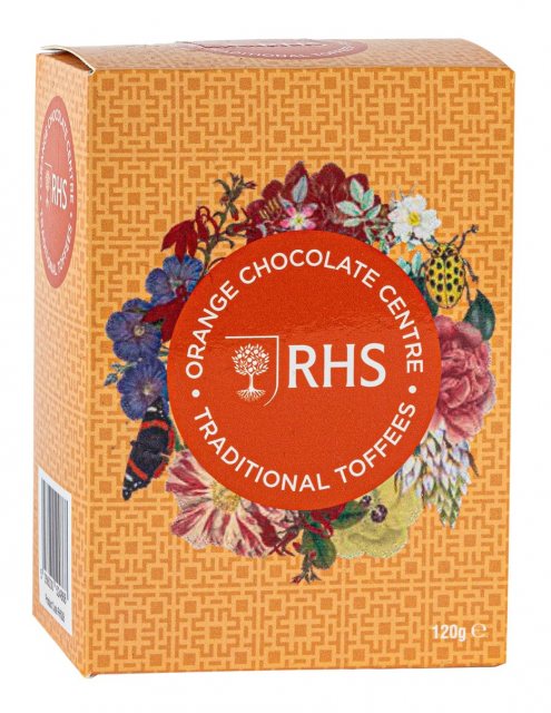 RHS Orange Chocolate Centre Traditional Toffees 120g