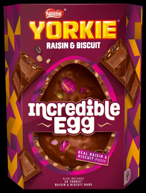 Yorkie Raisin & Biscuit Incredible Chocolate Easter Egg 388g