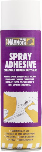 Everbuild Everbuild Mammoth Spray Adhesive 500ml