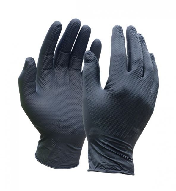 Jefferson Tools Jefferson Black Nitrile Gloves 100 Pack