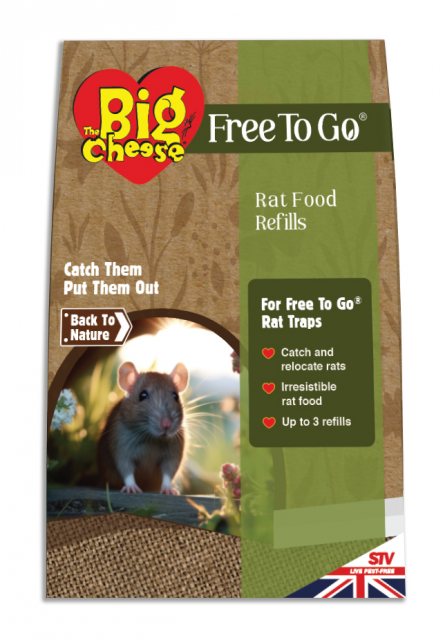 Big Cheese Big Cheese Free To Go Rat Bait Refill 20g 15 Pack