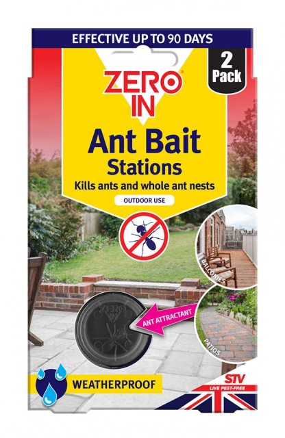 ZEROIN Zero In Round Ant Bait Trap 2 Pack