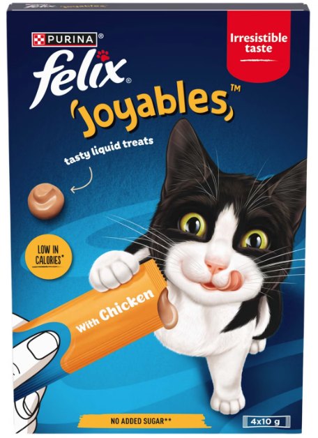 Felix  Felix Joyables Liquid Cat Treat 4 x 10g