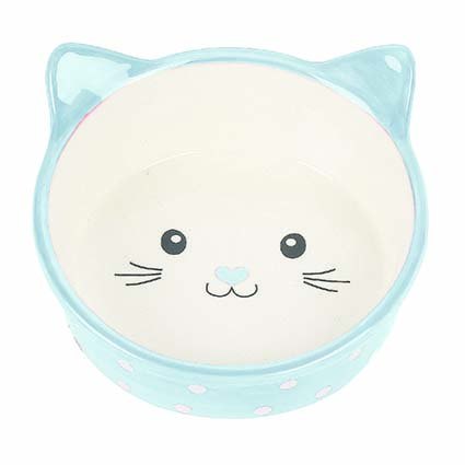 HAPPYPET Polka Dot Cat Bowl