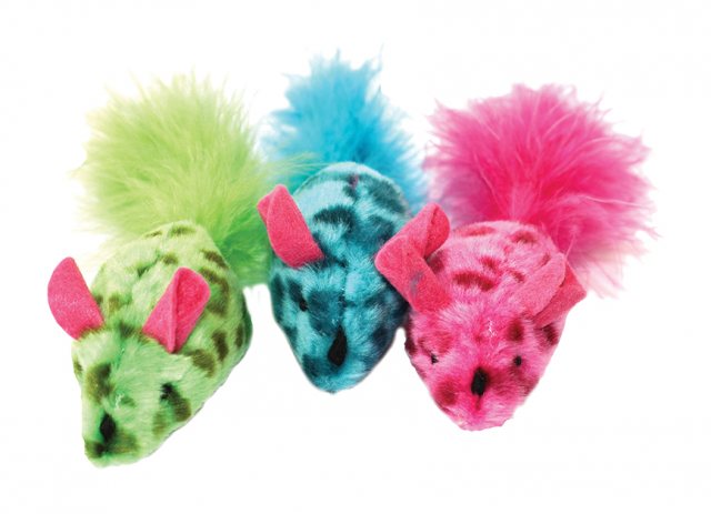 HAPPYPET Festival Mice Cat Toy Assorted